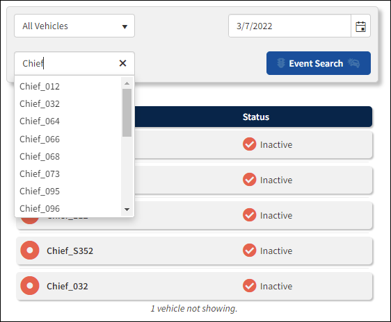 Vehicle Search