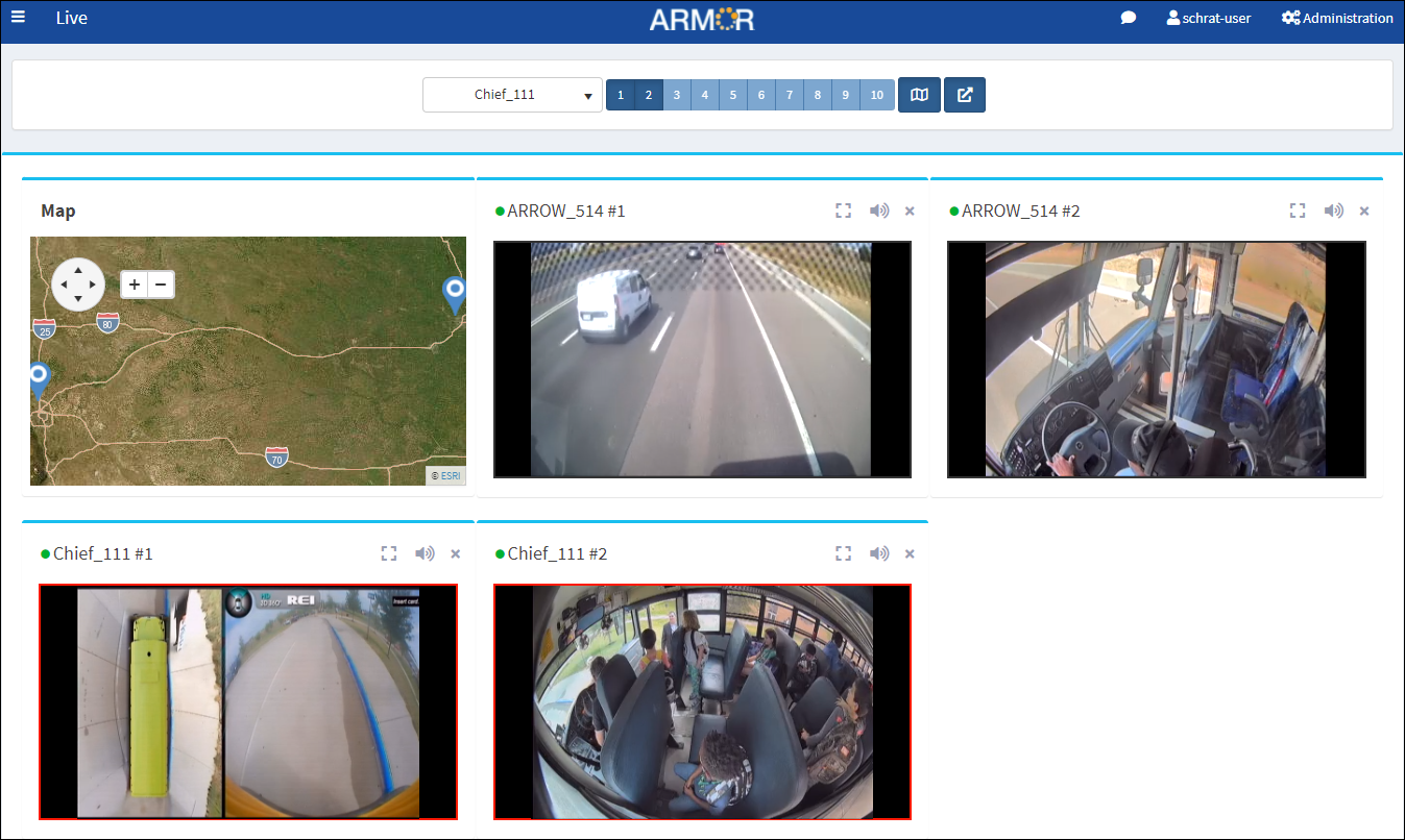 Live View Displaying Multiple Channels Live View Displaying Multiple Channels