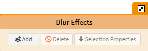 Blur Effects Tab