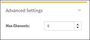 Advanced Settings Dialog Box