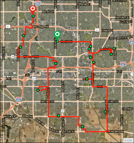 Route Details Map