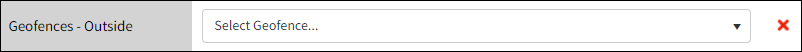 Geofences Outside Drop-Down