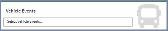 Vehicle Events Drop Down Menu