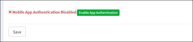 Mobile App Authentication Window