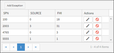 Use Actions Column to Add and Delete