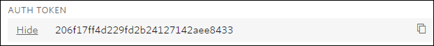 Auth Token Revealed
