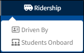 Ridership Search Menu