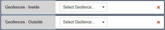 Geofence Filtering Selections