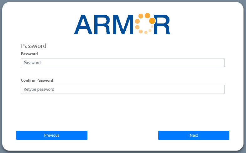 User Info, Password Window