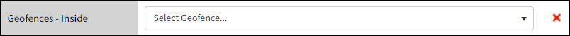Geofences Inside Drop-Down 