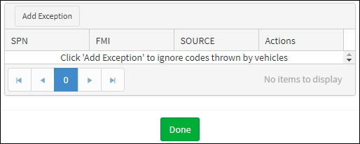 Add Exception Dialog Box