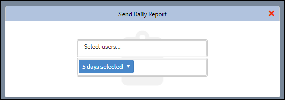 Send Daily Report